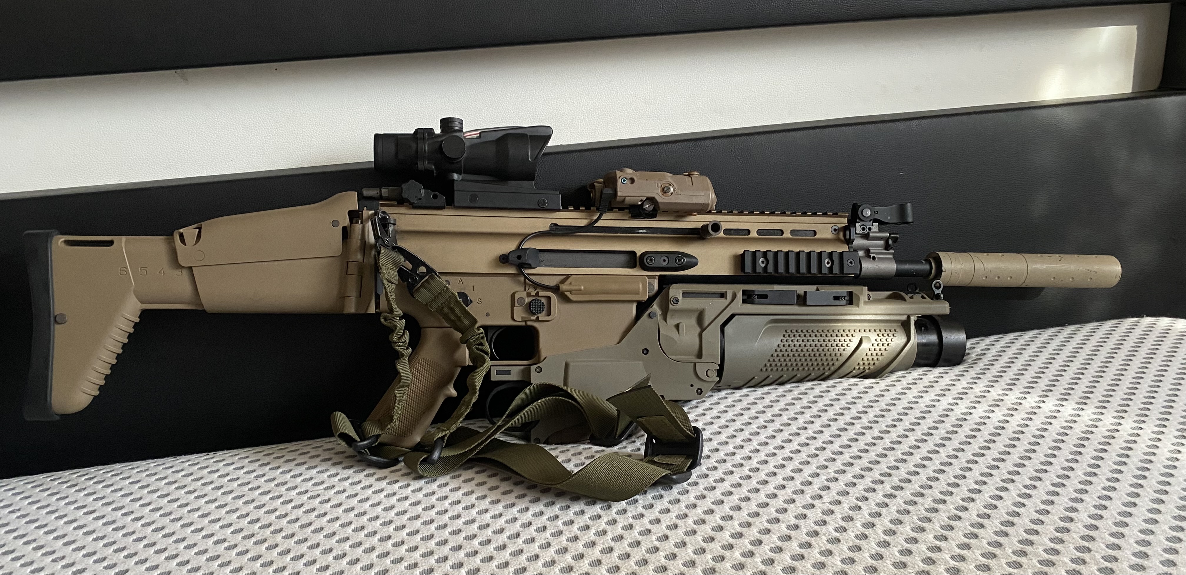 WE Scar-H Gbbr Tan