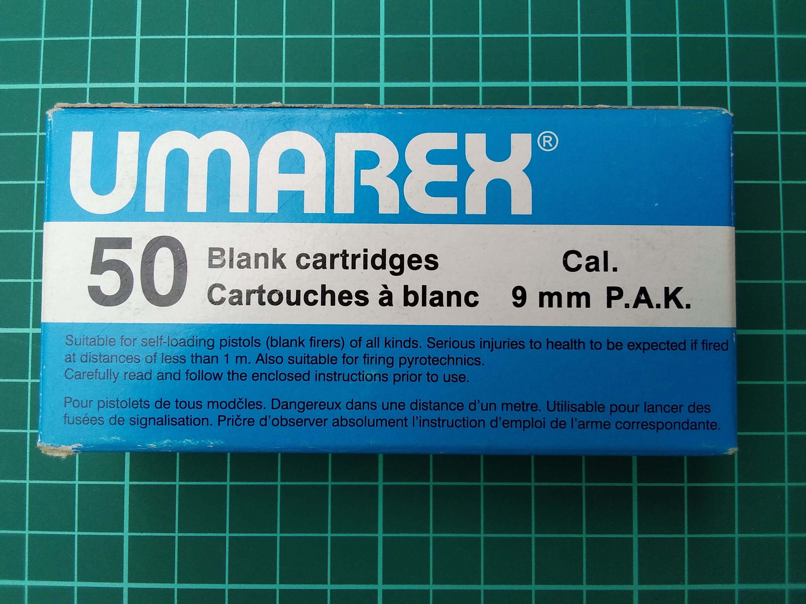 Umarex 9 mm P.A.k. 50 db riasztó töltény