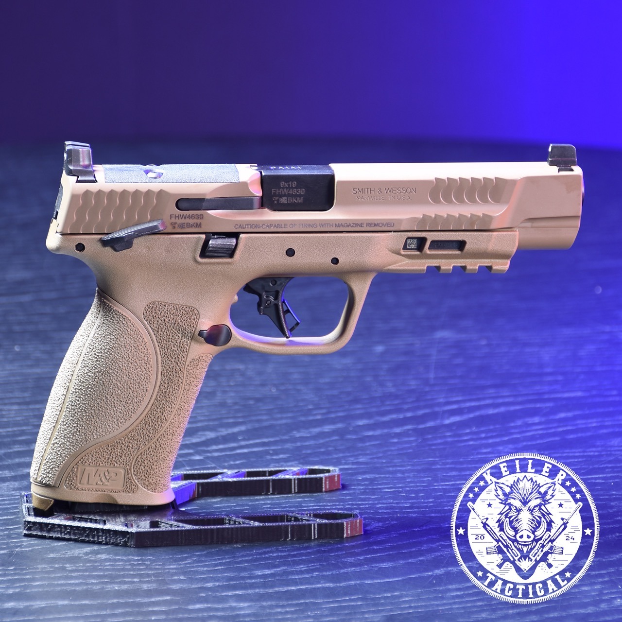 Smith & Wesson M&P 9 M2.0 Optics Ready NT, Flat Trigger, FDE