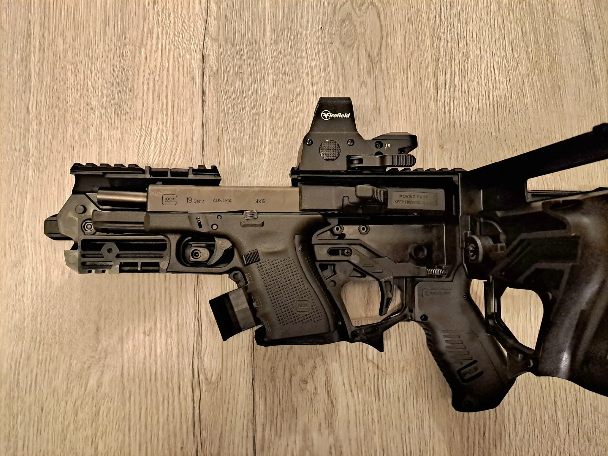 Recover tactical p-ix PCC konverziós szett (Glockhoz) és egy rajta lévő Firefield Impact XLT Red Dot