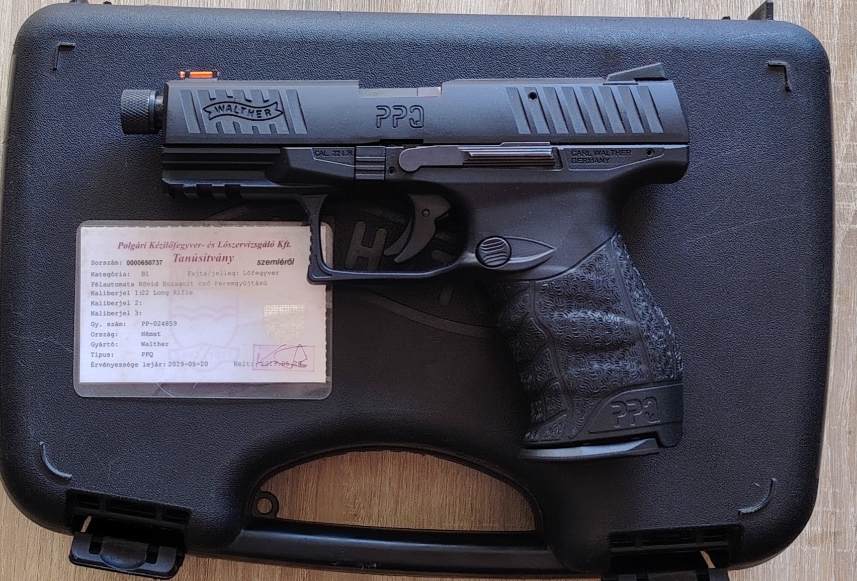 Walther ppq 22 lr